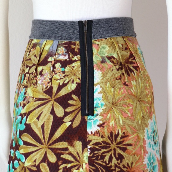 Tracy Reese short skirt in tropical print - Picture 7 of 13